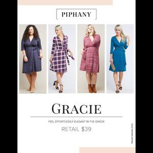 Gracie, Wrap dress by piphany